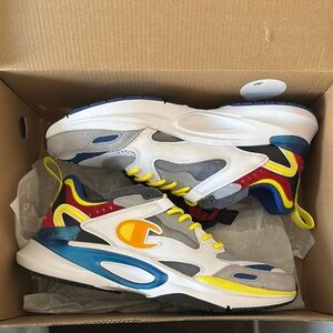 Champion White and Gray Sneakers